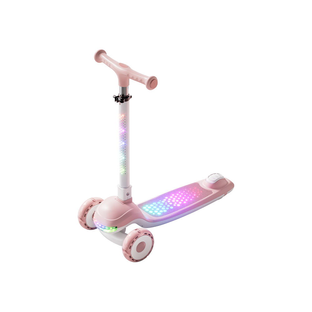 Patinete infantil con luz LED FL-860