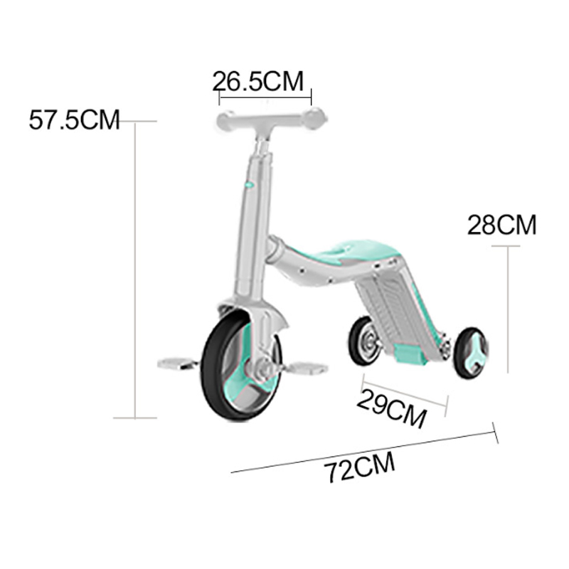 FL-868 Patinete infantil 3 en 1